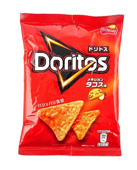 Fritolay Doritos Mexican Tacos Taste – Bold Taco-Flavored Corn Chips 70g Bag (Japan) Yum At Hart