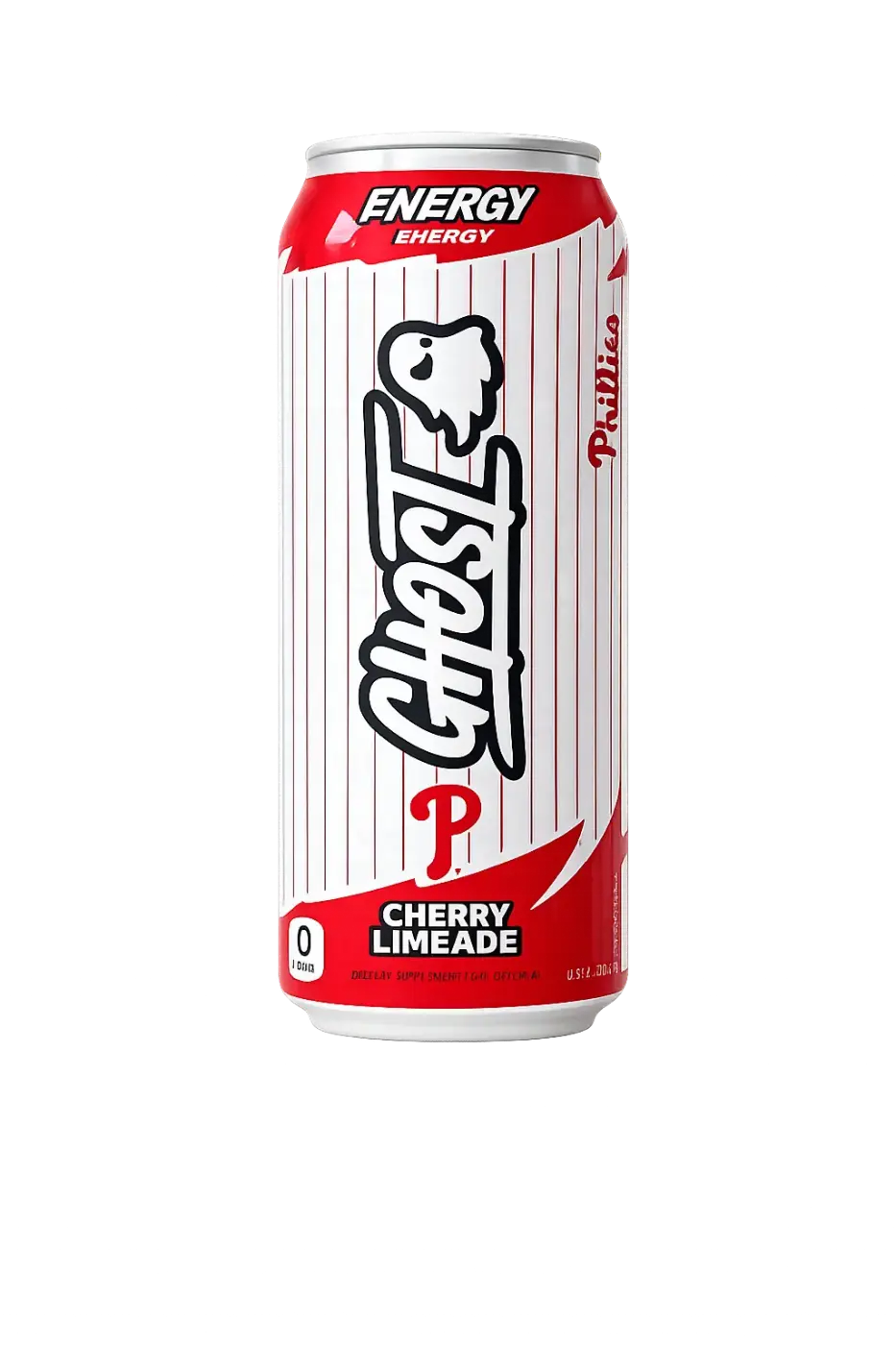 Ghost Energy Cherry Limeade – Philadelphia Phillies Edition Energy Drink (US) Yum At Hart