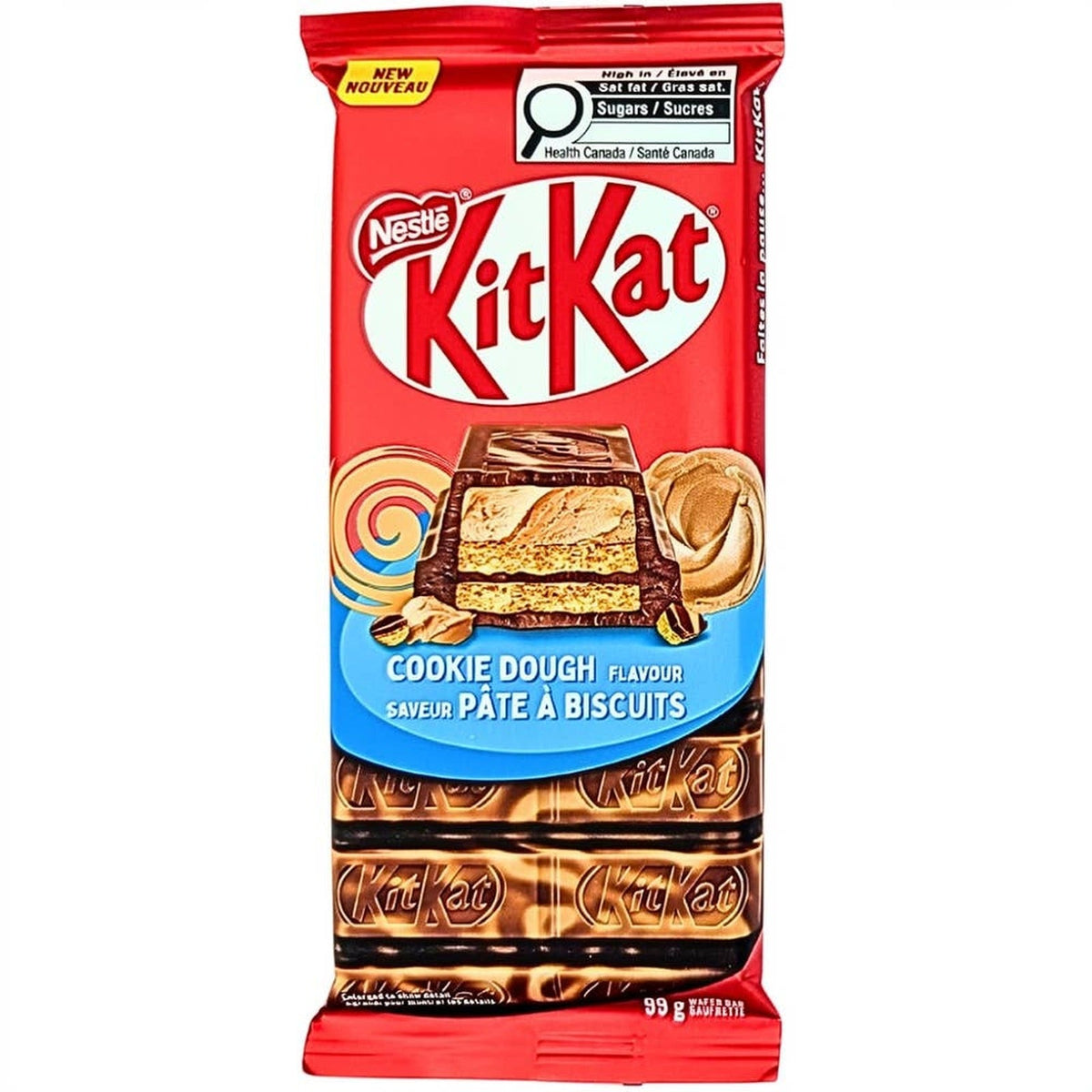 Nestle Kit Kat Cookie Dough 99g pouch from Canada - front - Yum At Hart