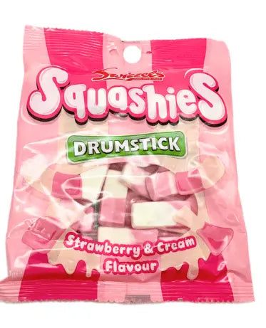 Swizzles Squashies Strawberry and Cream 120g (UK) - Yum At Hart