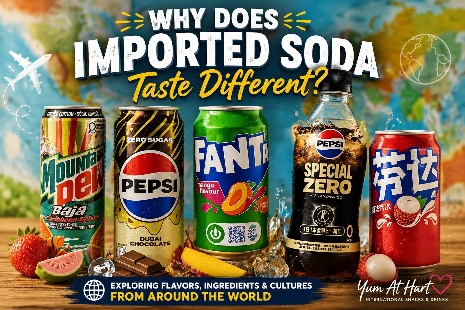 Why Does Imported Soda Taste Different? Yum At Hart