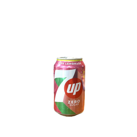 7UP Pink Lemonade – Sparkling Citrus Soda 330ml Can (UK Edition) Yum At Hart