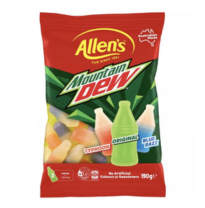 Allen’s Mountain Dew Lollies – Assorted Candy Chews (Australia) Yum At Hart