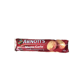Arnott’s Monte Carlo Cream Biscuits – Raspberry Jam & Coconut Sandwich Cookies (Australia) Yum At Hart