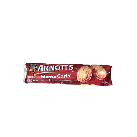Arnott’s Monte Carlo Cream Biscuits – Raspberry Jam & Coconut Sandwich Cookies (Australia) Yum At Hart