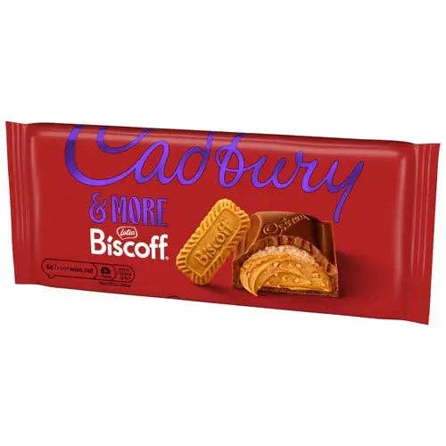 Cadbury UK Dairy Milk & More Biscoff 195g Case 15 Echo Sales America