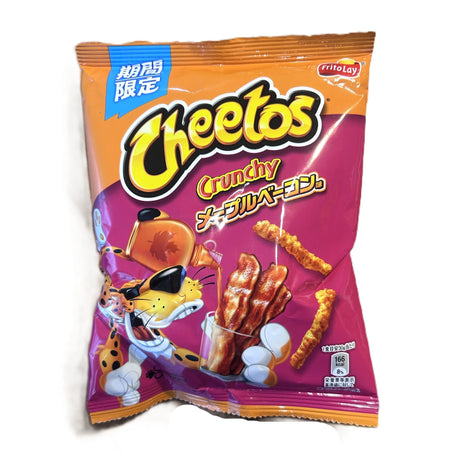 Cheetos Crunchy Maple Bacon Flavor Corn Snacks – Sweet & Savory Limited Edition (Japan) Yum At Hart