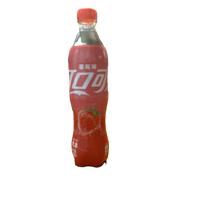 Coca-Cola Strawberry – Refreshing Strawberry Flavored Cola 500mL Bottle (China) Yum At Hart