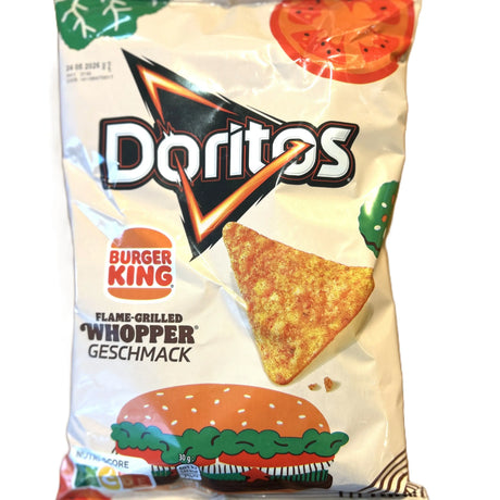Doritos Burger King Flame-Grilled Whopper Chips (Germany) Yum At Hart