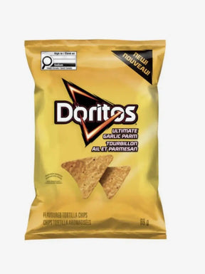Doritos Ultimate Garlic Parmesan Chips 67g – Import Garlic Parm Doritos (Canada) Yum At Hart