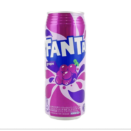 Fanta Grape 500mL Can – Japanese Grape Soda (Japan) – Yum At Hart