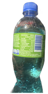 Fanta Hami Melon Soda 500ml - back label with nutrition information