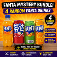 Fanta Mystery Box – Random Assortment of Imported Fanta Flavors Yum At Hart