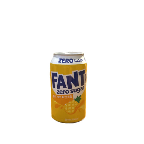 Fanta Zero Sugar Pineapple – Sweet Tropical Soda (Korea) Yum At Hart