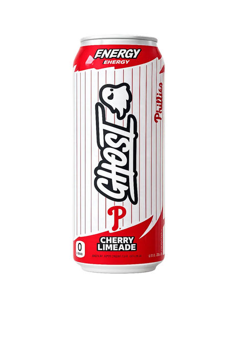 Ghost Energy Cherry Limeade – Philadelphia Phillies Edition Energy Drink (US) Yum At Hart