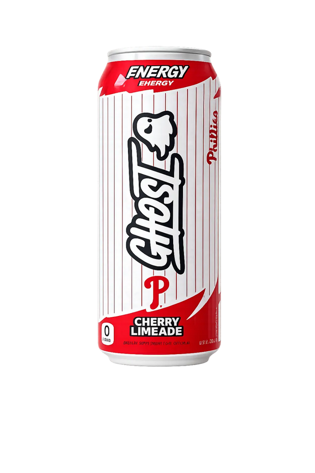Ghost Energy Cherry Limeade – Philadelphia Phillies Edition Energy Drink (US) Yum At Hart
