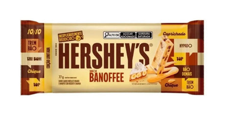 Hershey’s Banoffee White Chocolate Bar – Banana Toffee Biscuit Chocolate (Brazil) Yum At Hart