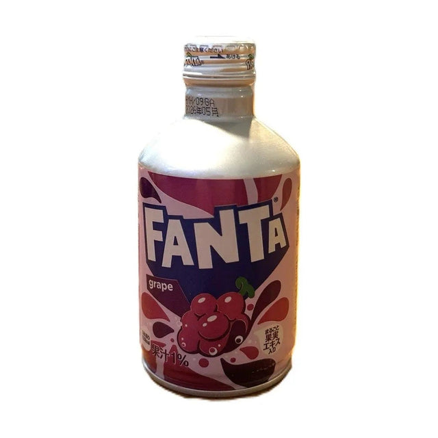 Japanese Fanta Grape Aluminum Bottle – Rare Asian Soda Collectible (Japan) Yum At Hart