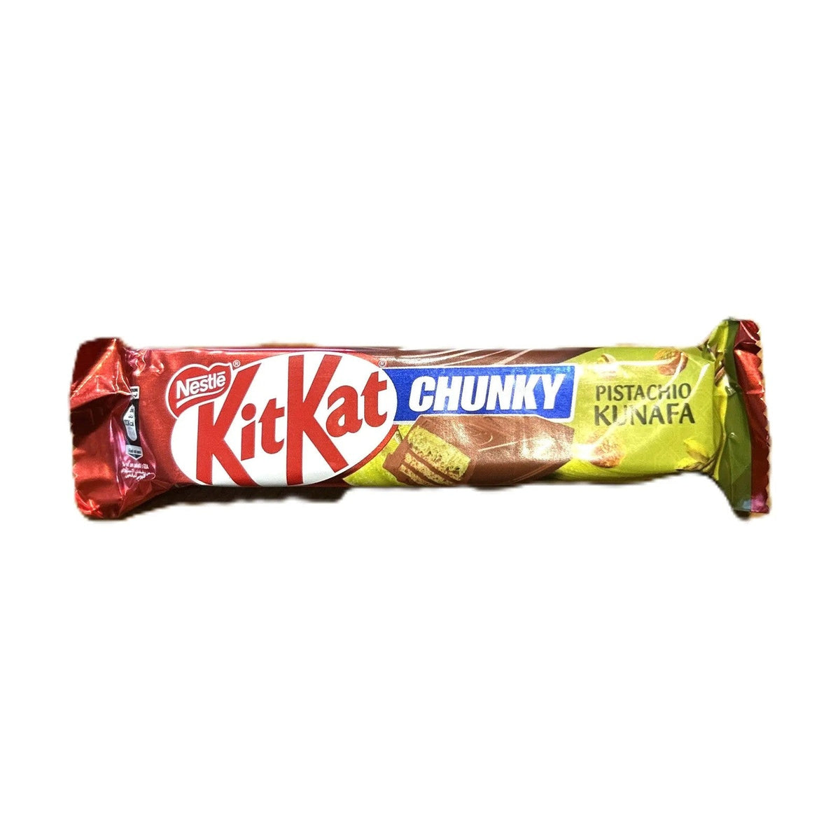 KitKat Chunky Pistachio Kunafa Chocolate Bar – Heat Affected Discount (Dubai) Yum At Hart
