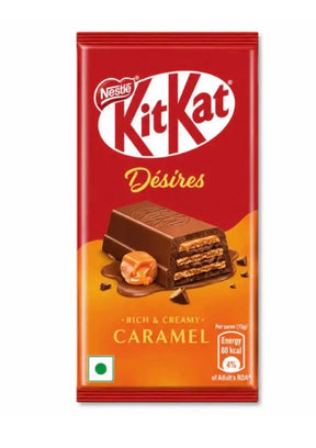 KitKat Desires Caramel – Rich & Creamy Caramel Chocolate Wafer Bar (India) Yum At Hart