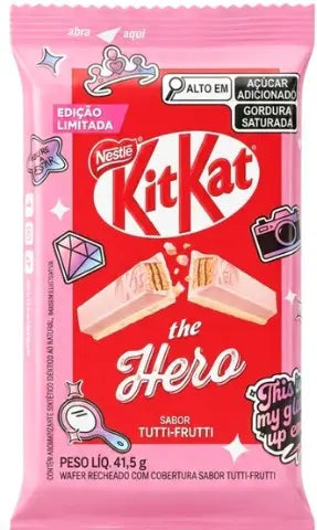 KitKat The Hero Tutti Frutti Wafer Bars – Limited Edition Fruity Chocolate Snack (Brazil) Yum At Hart