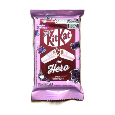 KitKat The Hero Tutti Frutti Wafer Bars – Limited Edition Fruity Chocolate Snack (Brazil) Yum At Hart