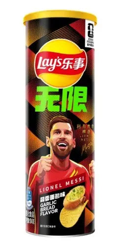 Lay’s Garlic Bread Potato Chips – Lionel Messi Edition Crisps (China) Yum At Hart