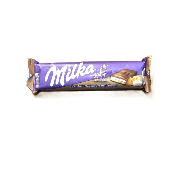 Milka Hazelnut Crème & Biscuit | Smooth Alpine Chocolate Bar (Germany) Yum At Hart