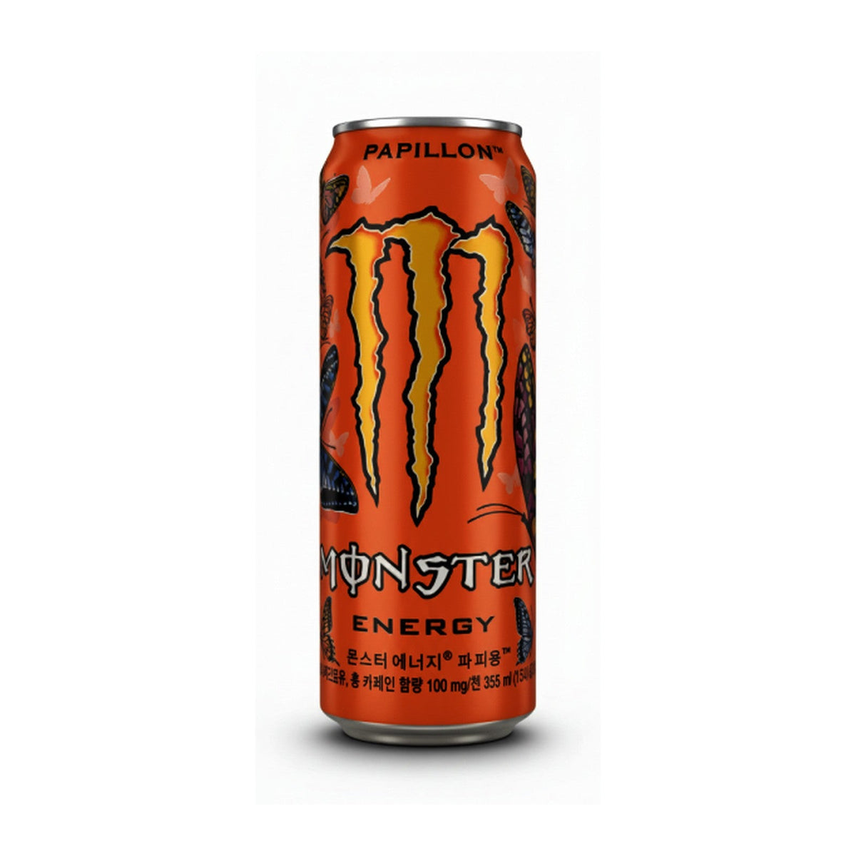 Monster Energy Papillon – Peach Energy Drink 355mL Can (Korea)