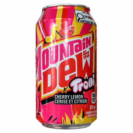 Mountain Dew Trolli Cherry Lemon – Candy-Inspired Citrus Soda (Canada) Yum At Hart