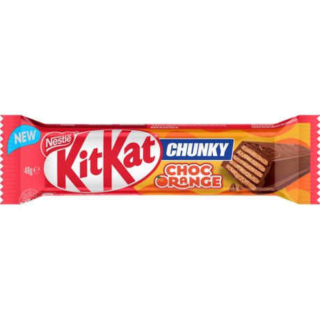 Nestle Australia Kit Kat Chunky Choc Orange 48g — case 36ct Echo Sales America