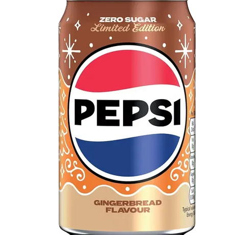 Pepsi Gingerbread – Festive Spiced Cola with Holiday Cookie Flavor (UK) Yum At Hart