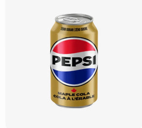 Pepsi Maple Cola Zero Sugar 355mL Can– Zero Sugar Maple Flavored Pepsi Soda (Canada) Yum At Hart