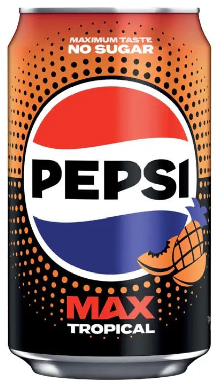 Pepsi Max Tropical – Zero Sugar Tropical Cola Soda (UK) Yum At Hart