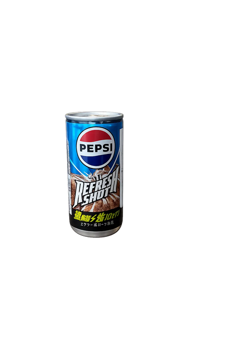 Pepsi Refresh Shot – High-Caffeine Cola Blast 200mL Can (Japan) Yum At Hart