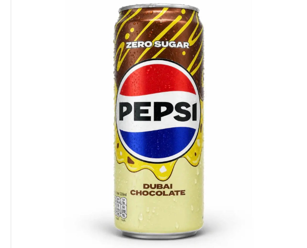 Pepsi Zero Sugar Dubai Chocolate Cola – Limited Edition Zero Sugar Soda (Thailand) Yum At Hart
