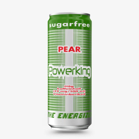 Powerking Pear Sugar-Free Energy Drink (Sweden) Nordic Refreshment