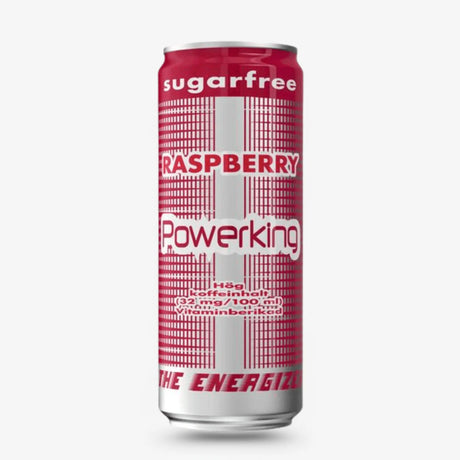 Powerking Raspberry Sugar-Free Energy Drink (Sweden) Nordic Refreshment
