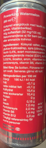 Back label - Powerking Watermelon
