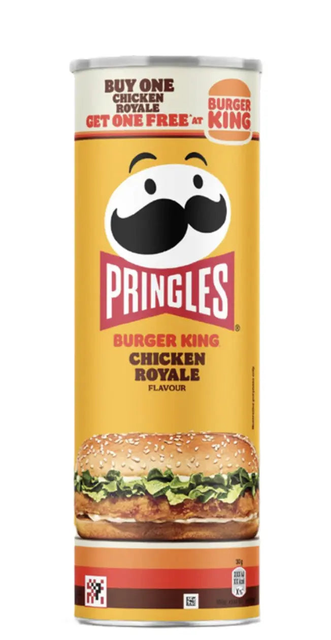 Pringles Burger King Chicken Royale – Crispy Chicken Sandwich Flavored Potato Crisps (UK) Yum At Hart
