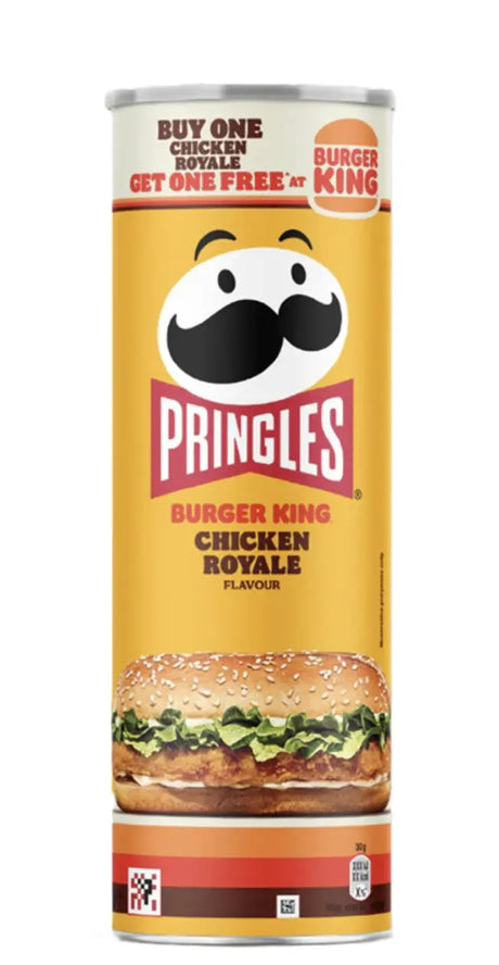Pringles Burger King Chicken Royale – Crispy Chicken Sandwich Flavored Potato Crisps (UK) Yum At Hart