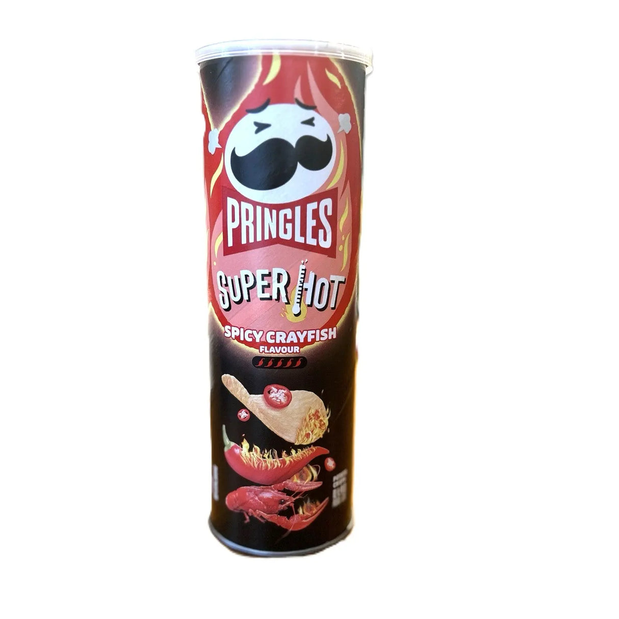 Pringles Super Hot Spicy Crayfish – Extra Hot Chinese Edition Seafood Chips (China) Yum At Hart