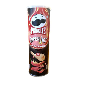Pringles Super Hot Spicy Crayfish – Extra Hot Chinese Edition Seafood Chips (China) Yum At Hart