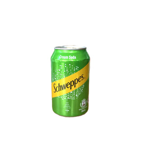 Schweppes Cream Soda – Imported Cream Soda Soft Drink 330mL Can (China) Yum At Hart