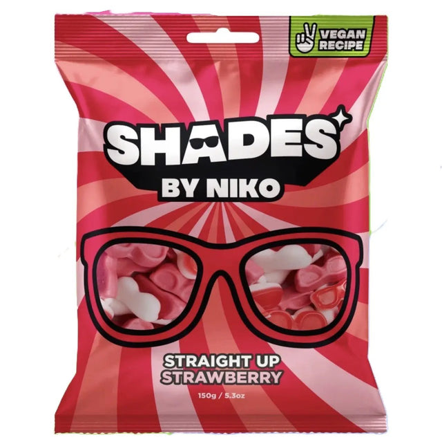Shades by Niko Straight Up Strawberry | Rare UK Gummies (UK) Yum At Hart