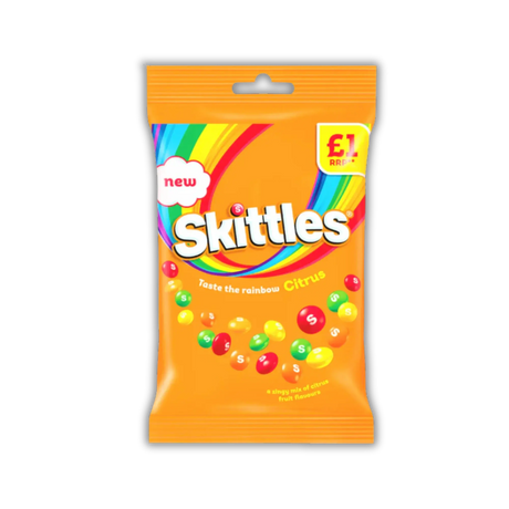 Skittles Citrus Mix Candy – UK Citrus Flavor Skittles Limited Edition (UK) Yum At Hart