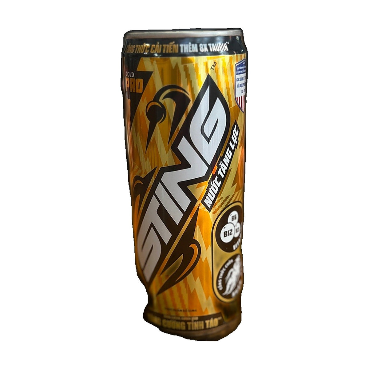Sting Gold Energy Drink can front (Vietnam)