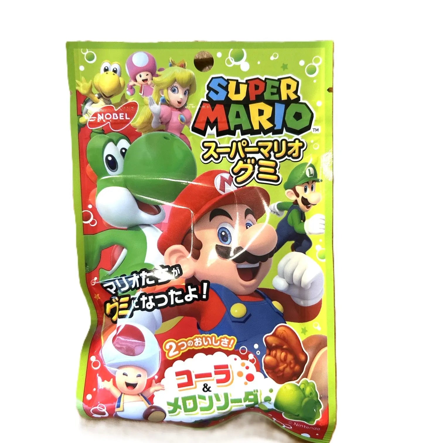 Super Mario Gummies Japan – Cola & Melon Soda Flavors | Nintendo