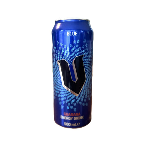 V Energy Blue 500mL – Tropical Guarana Energy Drink (Australia) Yum At Hart