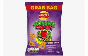 Walkers Monster Munch Pickled Onion Crisps – Pickled Onion Corn Snacks (UK) Yum At Hart